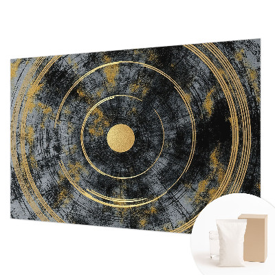 Photo wall mural with a cosmic dynamics design