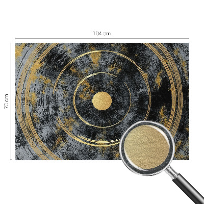 Photo wall mural with a cosmic dynamics design