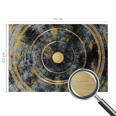 Photo wall mural with a cosmic dynamics design
