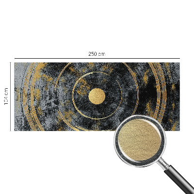 Photo wall mural with a cosmic dynamics design