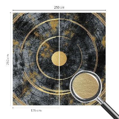 Photo wall mural with a cosmic dynamics design