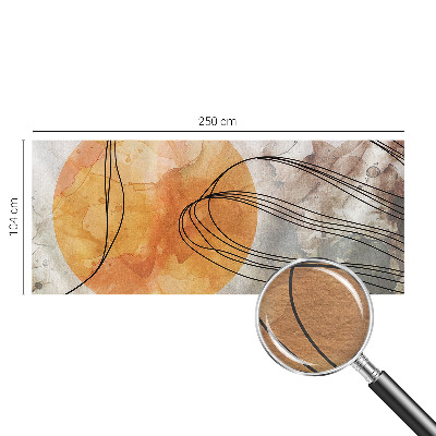 Modern wall mural harmonious abstract design