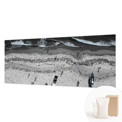 Wallpaper mural featuring a tranquil beach scene