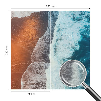 Photo wallpaper with a marine symbiosis motif