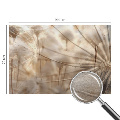 Photo wall mural Subtle dandelions