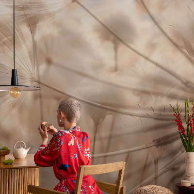 Photo wall mural Subtle dandelions
