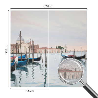 Modern wall mural featuring a Venetian scenery motif