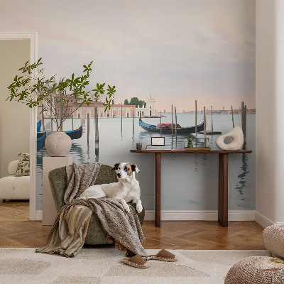 Modern wall mural featuring a Venetian scenery motif