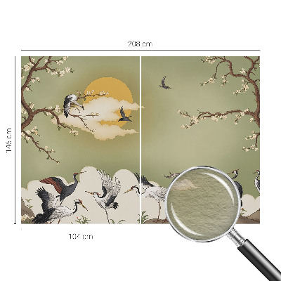 High quality photo wallpaper with an elegant nature motif