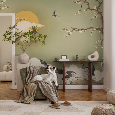 High quality photo wallpaper with an elegant nature motif