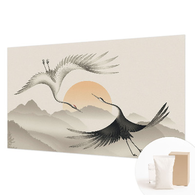 Premium wall mural for bedroom East Cranes