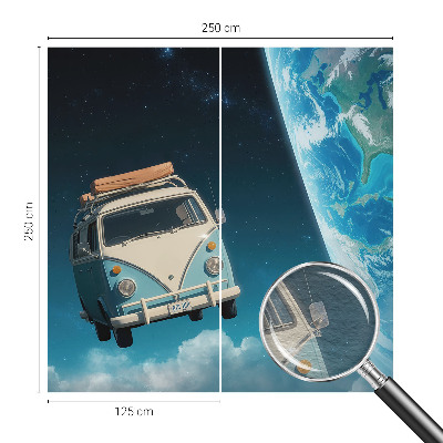 Premium photo wallpaper Space travel