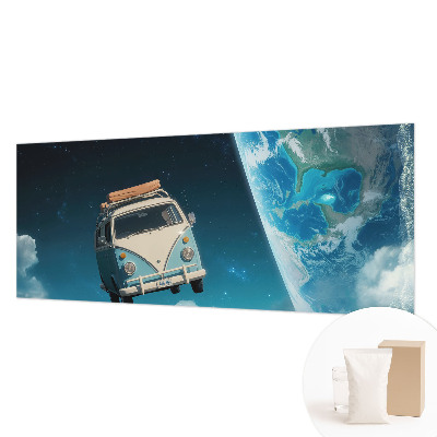 Premium photo wallpaper featuring a space travel motif