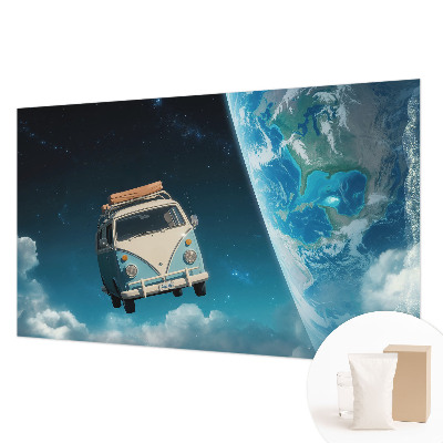Premium photo wallpaper featuring a space travel motif