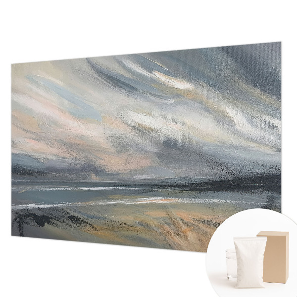 Non-woven wall mural with the 