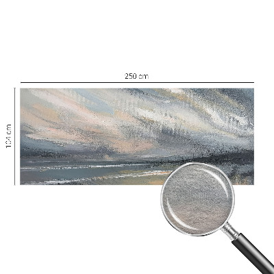 Non-woven wall mural with the 
