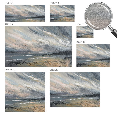 Non-woven wall mural with the 