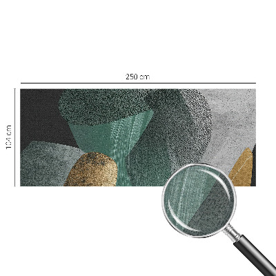 Non-woven photo wallpaper with an abstract geometric pattern