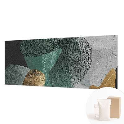 Non-woven photo wallpaper with an abstract geometric pattern