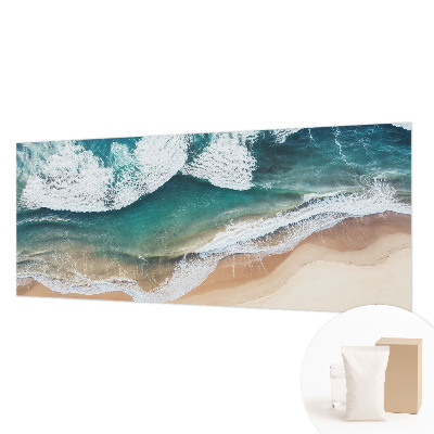 Photo wallpaper with a sea waves design