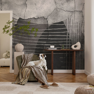 Wall mural for bedroom Abstract lines