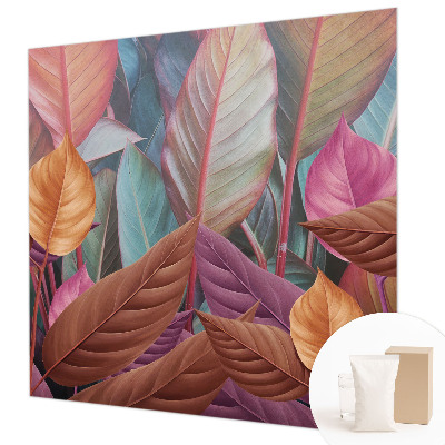 Bedroom wall mural wallpaper Colorful leaves