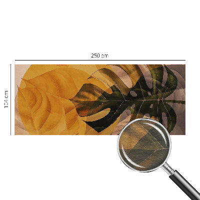Large wall mural Abstract leaves