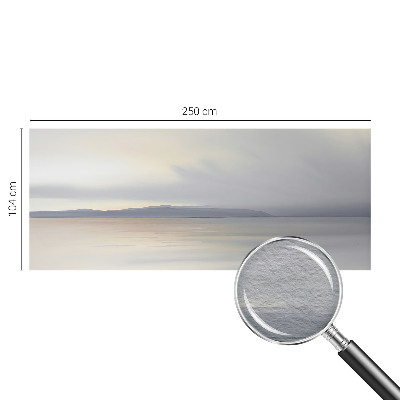 Wall mural for living room with a harmonious landscape design