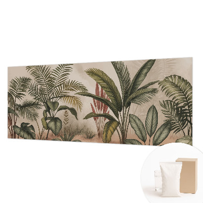 Premium photo wallpaper with a plant motif