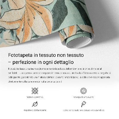 Premium photo wallpaper Plant motif