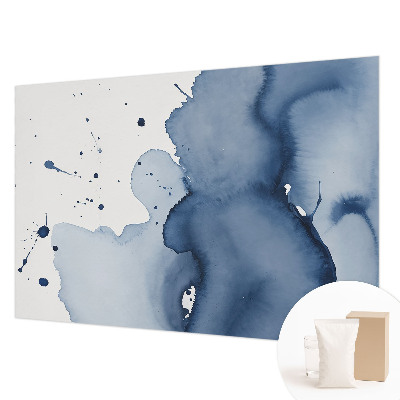 High quality photo wallpaper with navy blue splashes