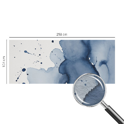 High quality photo wallpaper Navy blue splashes
