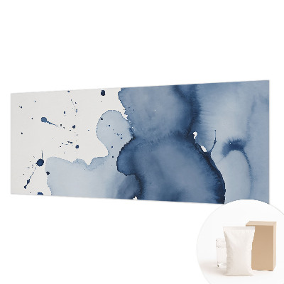 High quality photo wallpaper with navy blue splashes