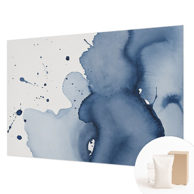 High quality photo wallpaper with navy blue splashes