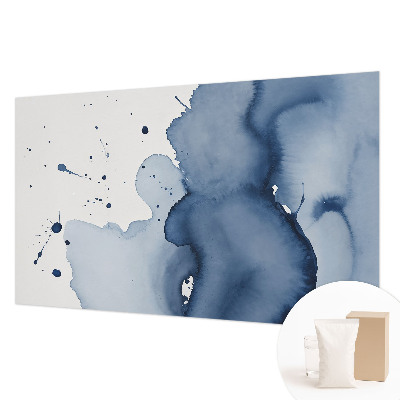 High quality photo wallpaper Navy blue splashes
