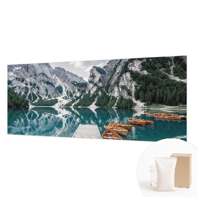 Premium wall mural for bedroom featuring a mountain panorama