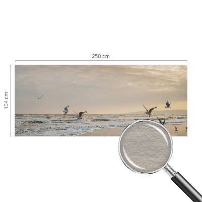 High quality wall mural wallpaper with a seaside tranquility design