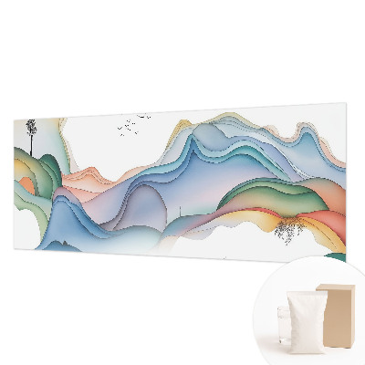 Decorative wall mural for living room with a dream landscape design