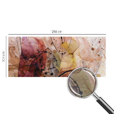 Wallpaper mural with an abstract harmonious design