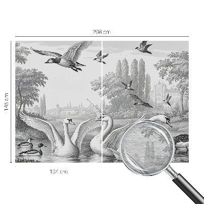Wallpaper mural for living room Classic landscape