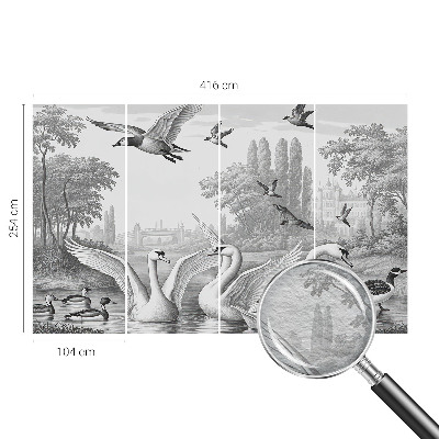 Wallpaper mural for living room Classic landscape