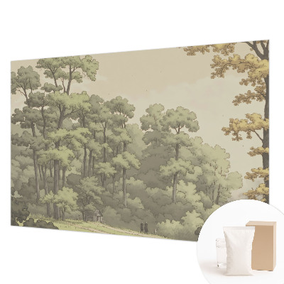 Large wallpaper mural Forest idyll