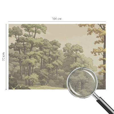 Large wallpaper mural Forest idyll