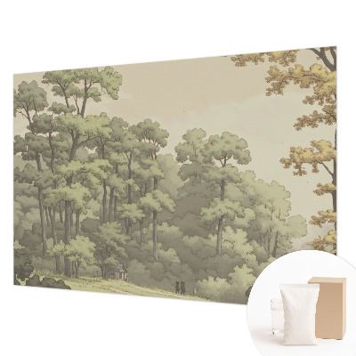 Large wallpaper mural Forest idyll
