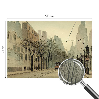 Custom size wall mural Urban symmetry