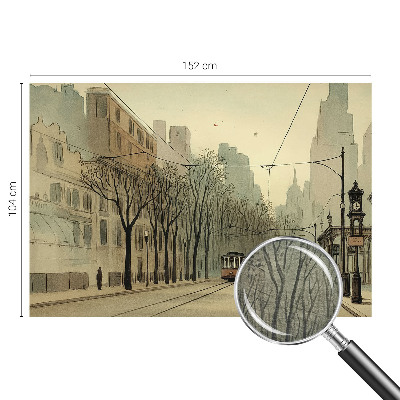Custom size wall mural Urban symmetry