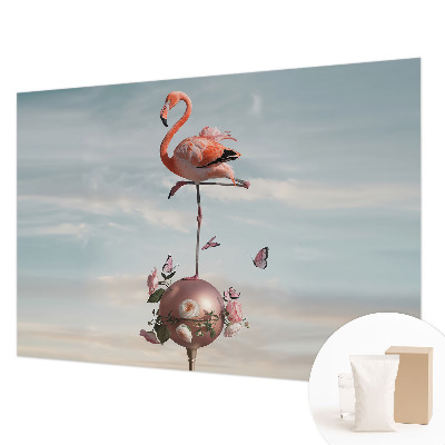 Large wall mural wallpaper Elegant flamingo