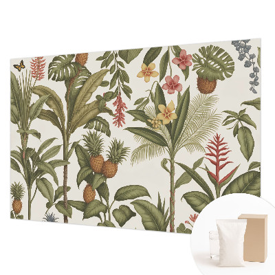 Modern wall mural with an exotic nature motif