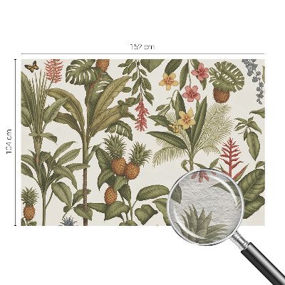 Modern wall mural with an exotic nature motif