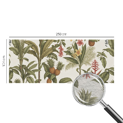 Modern wall mural with an exotic nature motif